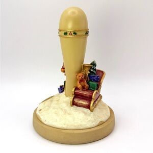 Vintage Brown Bag Cookie Art Christmas Cookie Stamp “Santa’s Sleigh #46” 1998